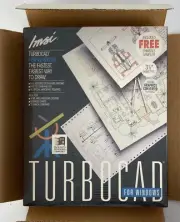 Turbocad for Windows Imsi 3.5 Floppy New in Big Box PC Windows Sealed W Ship Box