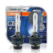 Osram D2S Cool Blue Boost (CBB) HID Xenon Bulbs 66240CBB 7000K Germany 2-Pack (for: Porsche)