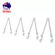 Metal Dual Dog Leash 2 Way Pet Lead Double Dogs Walking Ajustable Easy Control
