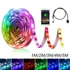Bluetooth 1/2/3/4/5M RGB LED Strip Lights 5V USB Color Changing TV PC Back-*- .a