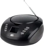 Portable Boombox CD Player with Bluetooth, DAB/CD/FM Boombox, Colour Display,