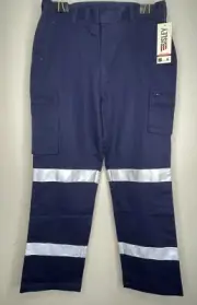 WorkCraft Flat Front Trouser w/Tape Navy (#88) 92R