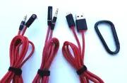 3 Headphone CABLES for Monster BEATS By Dr. Dre STUDIO, SOLO, PRO, DETOX, MIXR