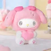 Sanrio My Melody Character - 50th Anniversary Milk Candy Series Plush Doll (Blind Box) (6+1Types) Single Box (Random Selected) - Height: 12-15cm