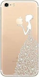 iPhone 6S Plus Case, For iPhone 6 Plus Cover, CrazyLemon Transparent Soft Flexible TPU Silicone Perfect Fit Slim Sturdy Bumper Shock Scratch Resist Protective Clear Cute Creative Pattern Case Cover for iPhone 6 Plus / iPhone 6S Plus 5.5 inch - Fairy