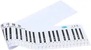 ERINGOGO Piano Keyboard Practice Paper 88 Key Teaching Aid Finger Simulator Music Chart