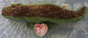 1993 Ty Beanie Baby ALLY the Alligator w/ Errors #4032 No Stamp in Tush Tag PVC