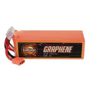 URUAV Power 22.2V 5000mAh 100C 6S LiPo Battery XT90 Plug for RC Drone