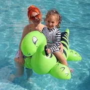 Inflatable Dinosaur Float Pool Toys Ride-On Inflatable Swimming Pool Beach Float Summer Water Fun Floating Raft for Kids and Adults