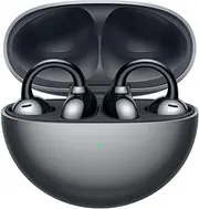 [HUAWEI] FreeClip Wireless Earbuds, Black, Ground-Breaking Aesthetic Design, Open-Ear Listening, Feather-Light Wearing, AI Crystal-Clear Call, Long Battery Life - AU