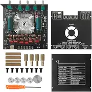 ZKAS21 Compact 2.1Channel TPA3255 BT Digital Power Amplifier Board Module High and Low Tone Subwoofer Power Amplifier Board 220W*2+350W for Home Theater Systems and Audio