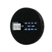 Portable CD Player with Stereo Speakers Rechargeable with Dual-Bluetooth FM Transmitter AUX Output,Black