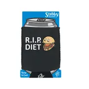 Rip Diet - Funny Novelty Stubby Holder With Base