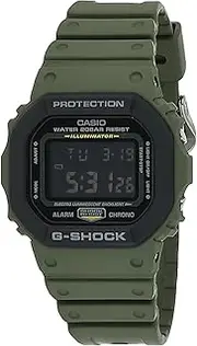 [Casio] Men's De-5600 Utility Color Watch Stainless Steel Glass Green