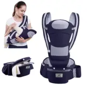 Rare backpack travel carrier ergonomic kangaroo baby hip seat in beautiful color