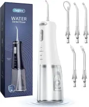 Onlyone Water Dental Flosser Pick for Teeth 300ML Portable Oral Irrigator Rec...