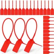 500 Pcs Plastic Tamper Seals Zip Ties for Fire Extinguishers Security Tags6680