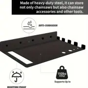 Chainsaw Holder Chain Saw Display Storage Rack for Workshop Shed Warehouses