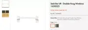 4 Andersen "Traditional Classic Hardware" sash lifts # 1630025 in white