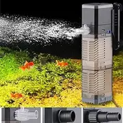 LONDAFISH Fish Tank Filter 3-in-1 Aquarium Submersible Pump Water Pump for Fish Tank 7W 8W 20W 25W (CHJ-902/20W)