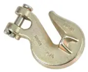 Drop Forged High Tensile Wing Clevis Grab Hook 10mm (3/8"), Not for Lifting
