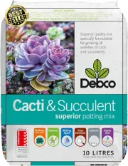 Cacti & Succulent Potting Mix 10L 6-Month Feed Trace Elements Strong Root Growth