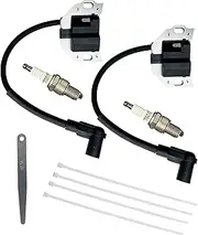 YAMAKATO 21171-0743 Ignition Coil for Kawasaki John Deere X300 Toro Zero Turn with FR651V FR691V FX751V FX801V FX850V FR600V Lαwnmower Engiηes, Armature Magneto 21171-0711 21171-0738 21171-7041