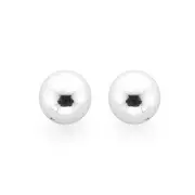 Silver 6mm Ball Studs