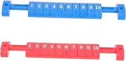 2pcs Sports Scoreboard Boat-Shaped Foosball Score Keepers for Table Soccer Game Counter