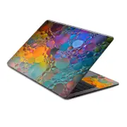 Skin Decal Wrap for MacBook Pro 13" Retina Touch Color Bubbles Splash Drip