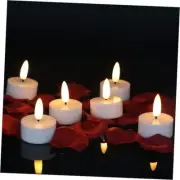 LED Tea Light Flameless Candles Flicker with Timer (6 Hours on and 18 Hours