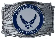 U.S. AIR FORCE HAP ARNOLD WING - Cast Belt Buckle