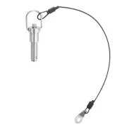 Ball Locking Pins with Button Handle, 8mm x 15mm Push-Button Quick Release Pin