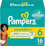 Pampers Pampers Swaddlers Diapers Size 6, 16 Count (pack Of 4)