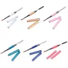 Double-Ended Nail Pen Poly Nail Gel Brush Picker Stainless Steel Art Tools