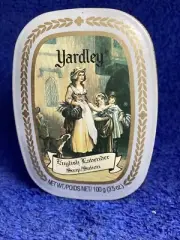 Vintage Yardley Of London English Lavender Bar Soap Sabin 3.5 Ounce Tin