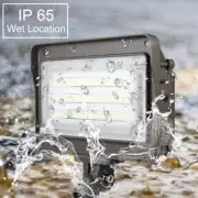 SUPER BRILLANTE LED Luz Inundacion 6500 Lumen Sensor Movimiento Prueba De Agua