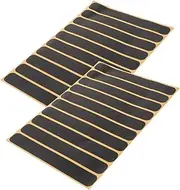 PRETYZOOM 2Sheets Reflective Stickers for Motorcycle and Bicycle Helmets Durable Weather Resistant Reflective Tape Strips Sheet Easy to Install Safety Visibility Stickers for Outdoor