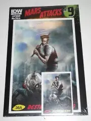 MARS ATTACKS #9 RI COVER IDW COMICS APRIL 2013 NM (9.4)