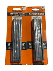 Pony 6" Adjustable Magnetic Pads for Bench Vises 2 Pack USA Made 31160