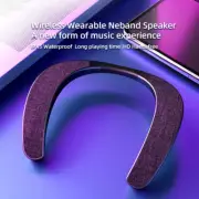 Wearable Neckband Speaker Bluetooth Hands-free Ear-Free for TV Game Play Home