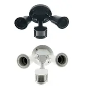LV LUCE Twin Security Garage Spot Flood Light Outdoor Sensor