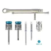 Dental ICX Screwdriver Hex 1.4 Driver Latch Torque Wrench Manual Adapter