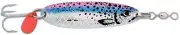 Luhr Jensen 3/8 Krocodile (Treble Hook) Nickel/Rainbow Trout