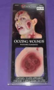 WOOCHIE Halloween Latex Appliance Oozing Wounds Facial Mask Disguise NEW!