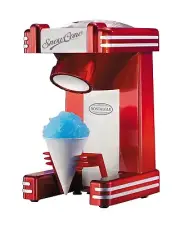 Retro Shaved Ice Pool Birthday Slushie Maker Party Table Top Snow Cone Machine