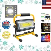 Luz de trabajo recargable COB de 100 W, luces de trabajo LED inalámbricas de ...