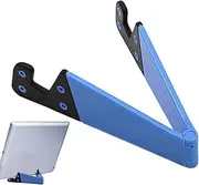 Foldable Phone Stand - Foldable Cell Phone Stand | Portable Phone Stand | V Shaped Pocket Mobile Phone Holder,Vertical and Horizontal Mount Desktop Holder Compatible with Tablets
