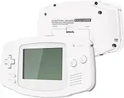 eXtremeRate GBA Replacement Full Housing Shell Cover w/Buttons Tools Set for Gameboy Advance - Handheld Game Console NOT Included - Shell Compatible with IPS Screen (White - White Screen Lens)