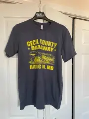 Cecil County Dragway T-shirt | Retro Vintage Racing Tee | Classic Car